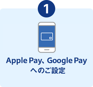 Apple Pay、 Google Pay へのご設定