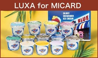 LUXA for MICARD 400円割引あり!沖縄の定番アイスクリーム《ブルーシール ギフトセット12個》