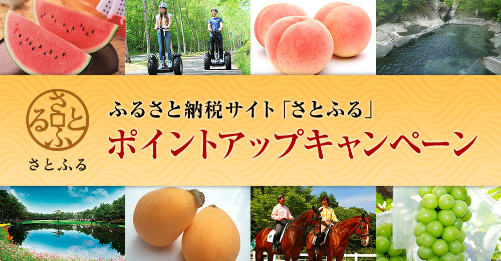 ふるさと納税サイト「さとふる」ポイント最大10倍キャンペーン