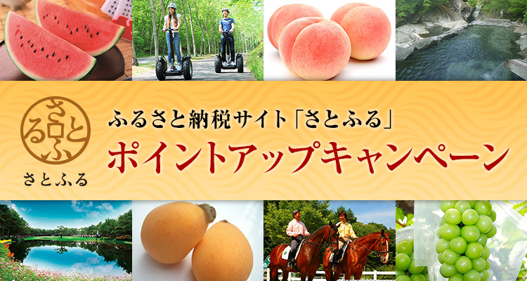 ふるさと納税サイト「さとふる」ポイント最大10倍キャンペーン