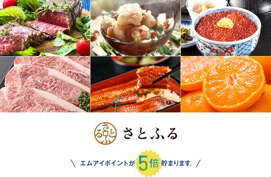 さとふる / エムアイポイントが5倍貯まります。