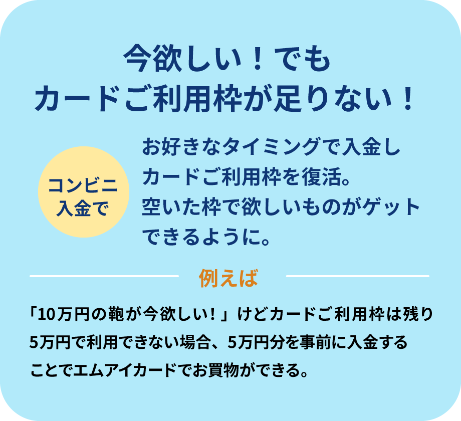 今欲しい！でもカードご利用枠が足りない！