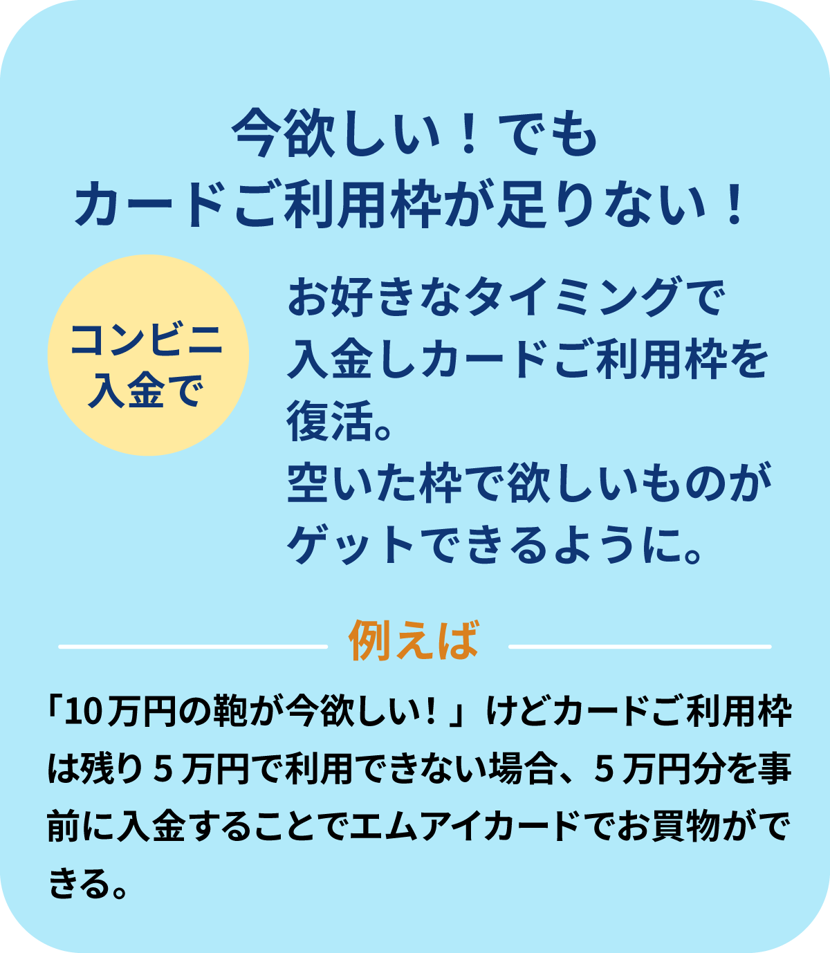 今欲しい！でもカードご利用枠が足りない！